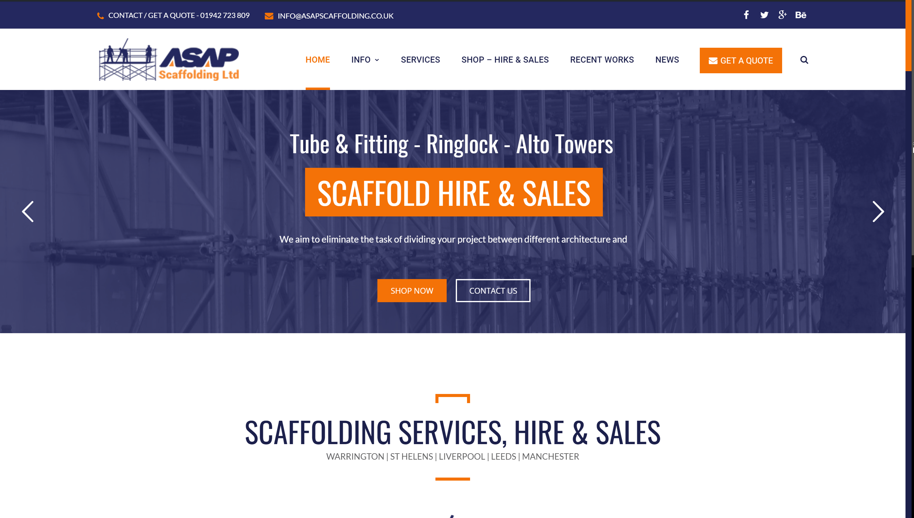 Welcome to Our New Website: ASAP Scaffolding Ltd